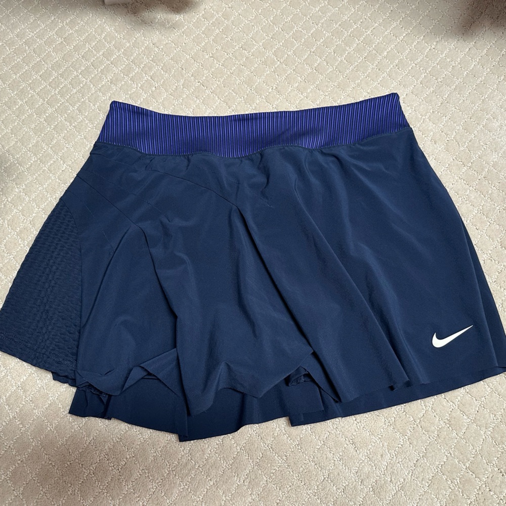 Mike Navy Tennis Skirt with built in shorts
